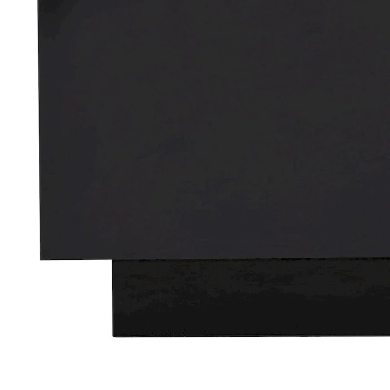 Mesa de centro LED con tapa de vidrio templado esmerilado