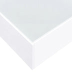 Mesa de centro LED con tapa de vidrio templado esmerilado