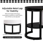 Mueble de TV Extensible con 3 Cajones y Patas Metálicas Ajustables (Compatible con televisores de hasta 75 pulgadas)