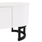 Mueble de TV Extensible con 3 Cajones y Patas Metálicas Ajustables (Compatible con televisores de hasta 75 pulgadas)