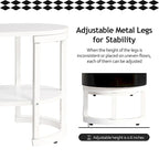 Mueble de TV Extensible con 3 Cajones y Patas Metálicas Ajustables (Compatible con televisores de hasta 75 pulgadas)
