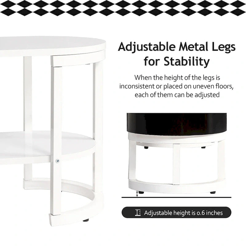 Mueble de TV Extensible con 3 Cajones y Patas Metálicas Ajustables (Compatible con televisores de hasta 75 pulgadas)