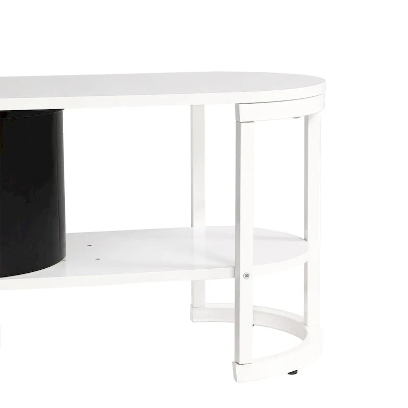 Mueble de TV Extensible con 3 Cajones y Patas Metálicas Ajustables (Compatible con televisores de hasta 75 pulgadas)