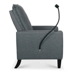 Sofá reclinable ajustable con portavasos y bolsillo de almacenamiento
