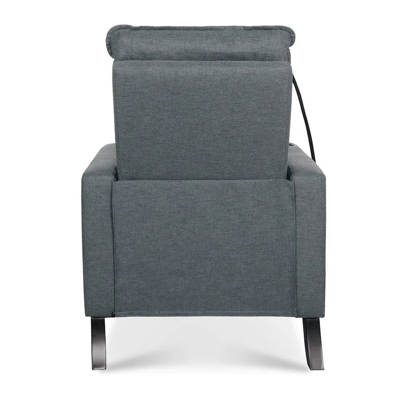 Sofá reclinable ajustable con portavasos y bolsillo de almacenamiento