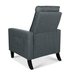 Sofá reclinable ajustable con portavasos y bolsillo de almacenamiento