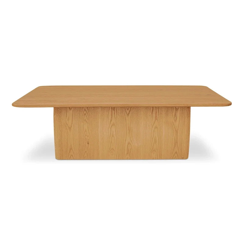 Mesa de centro rectangular con esquinas redondeadas - 55W x 36D x 17H