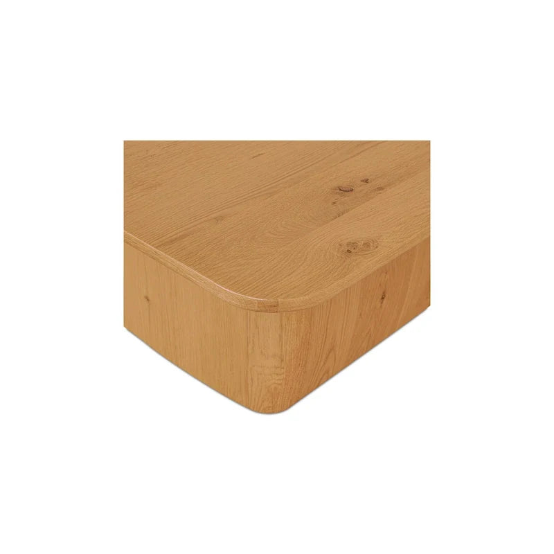Mesa de centro rectangular con esquinas redondeadas - 55W x 36D x 17H