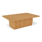 Mesa de centro rectangular con esquinas redondeadas - 55W x 36D x 17H