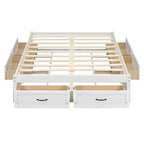 Cama Plataforma Matrimonial con 6 Cajones de Almacenamiento