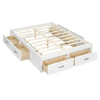 Cama Plataforma Matrimonial con 6 Cajones de Almacenamiento