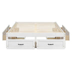 Cama Plataforma Matrimonial con 6 Cajones de Almacenamiento