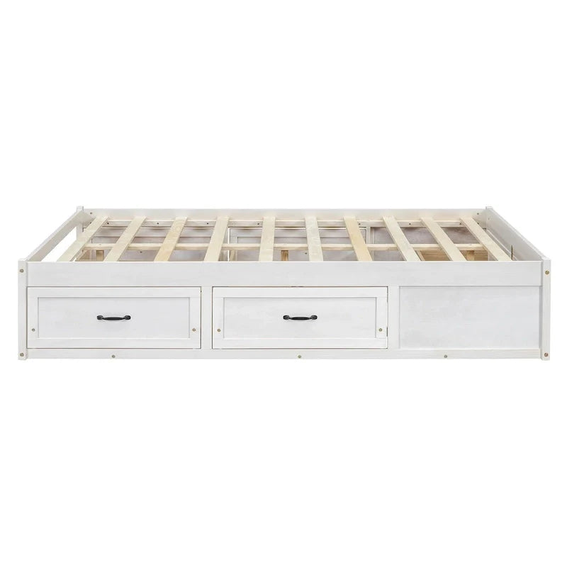 Cama Plataforma Matrimonial con 6 Cajones de Almacenamiento