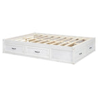 Cama Plataforma Matrimonial con 6 Cajones de Almacenamiento