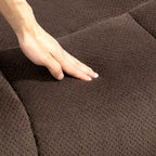 Sillón reclinable elevador eléctrico con masaje y calor, sillón reclinable de tela con control remoto