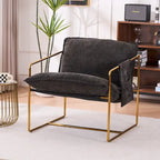 Sillón decorativo con estructura de metal (Juego de 2)