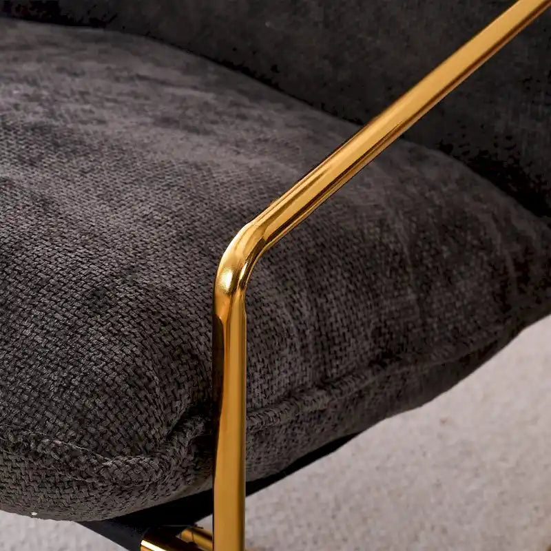 Sillón decorativo con estructura de metal (Juego de 2)