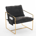 Sillón decorativo con estructura de metal (Juego de 2)