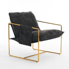 Sillón decorativo con estructura de metal (Juego de 2)