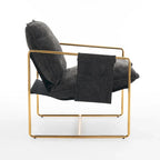 Sillón decorativo con estructura de metal (Juego de 2)