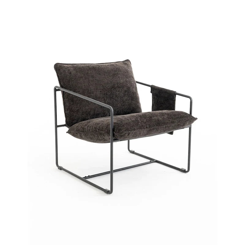 Sillón decorativo con estructura de metal (Juego de 2)