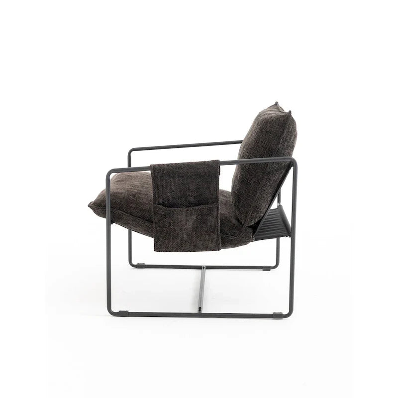 Sillón decorativo con estructura de metal (Juego de 2)