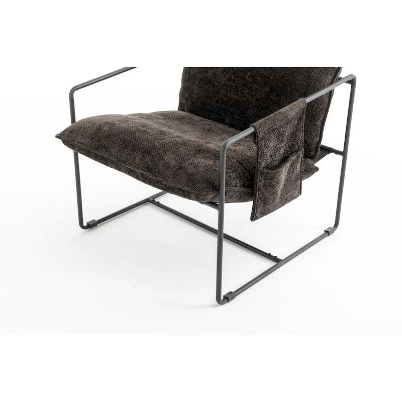 Sillón decorativo con estructura de metal (Juego de 2)