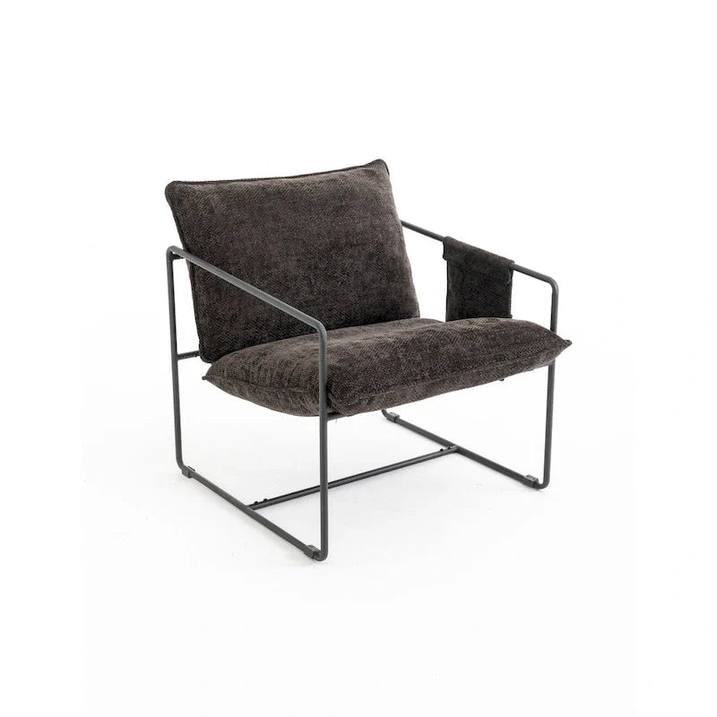 Sillón decorativo con estructura de metal (Juego de 2)