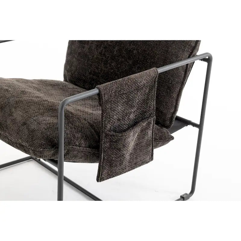 Sillón decorativo con estructura de metal (Juego de 2)