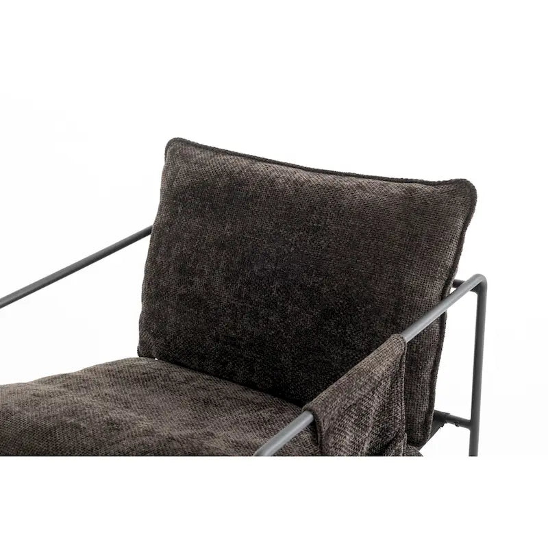 Sillón decorativo con estructura de metal (Juego de 2)