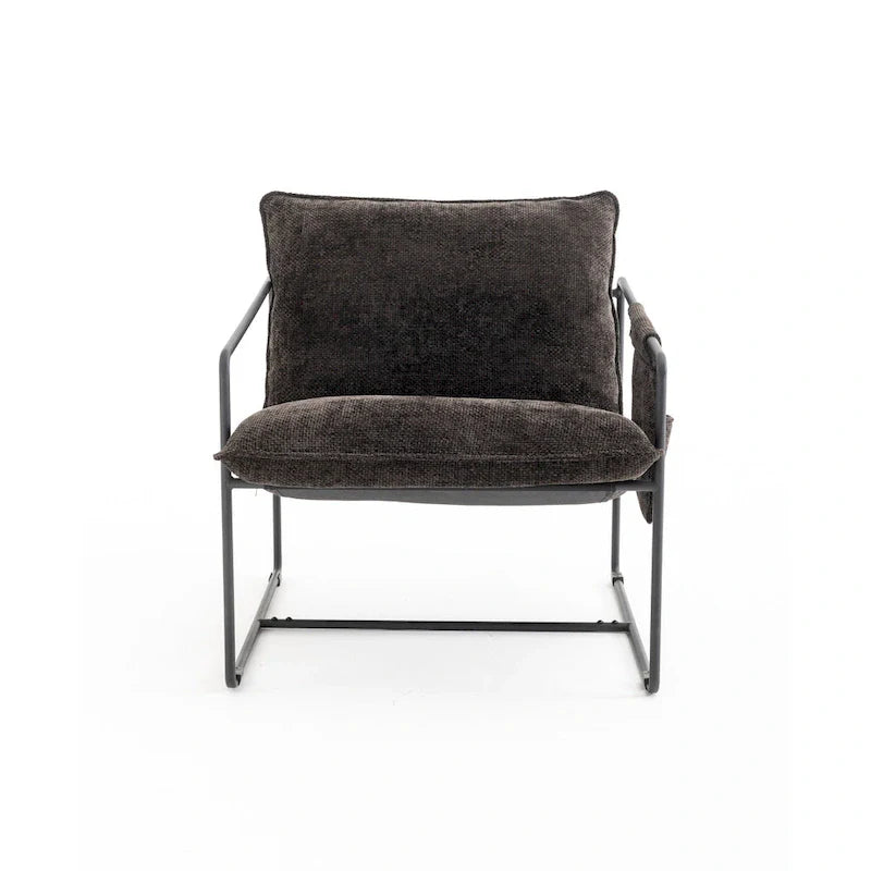 Sillón decorativo con estructura de metal (Juego de 2)