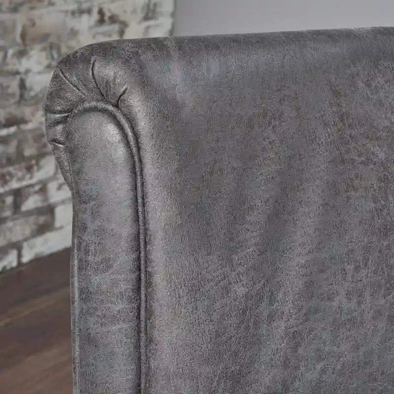 Sillón reclinable tradicional de microfibra