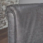 Sillón reclinable tradicional de microfibra