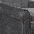 Sillón reclinable tradicional de microfibra