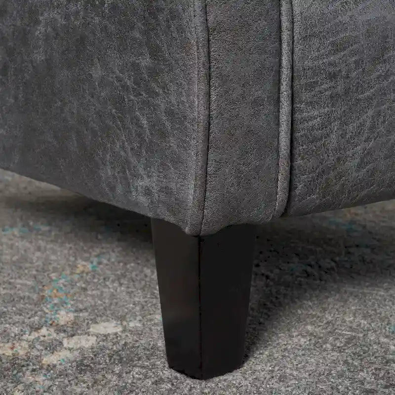 Sillón reclinable tradicional de microfibra