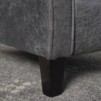 Sillón reclinable tradicional de microfibra