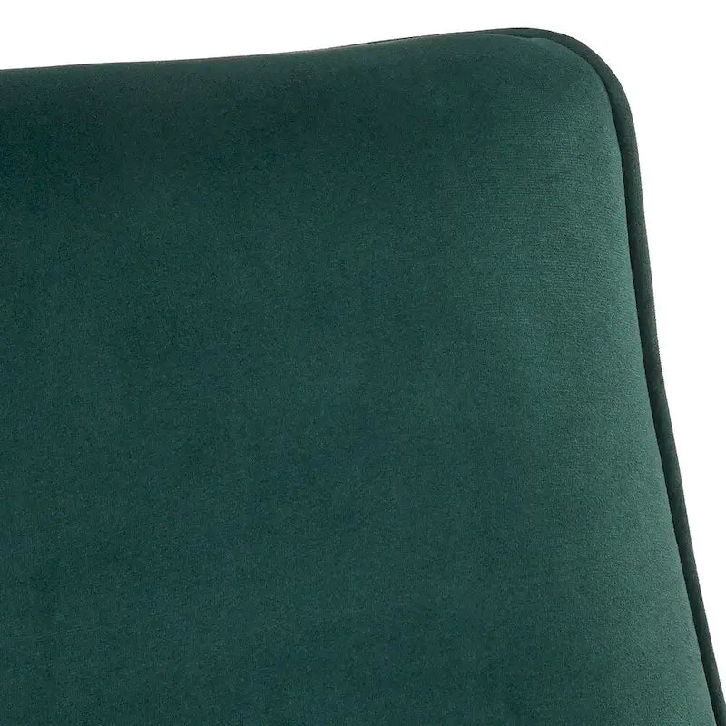 Sillón con respaldo redondeado - Tapizado con patas en ángulo con acabado nogal