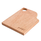 Tabla de cortar artesanal de madera de roble