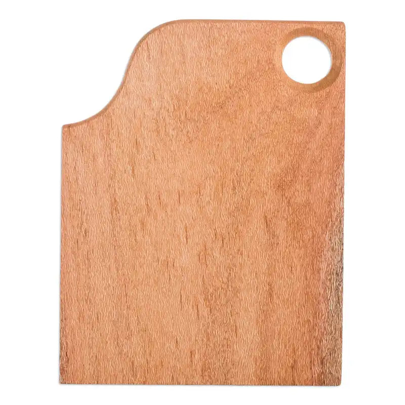Tabla de cortar artesanal de madera de roble