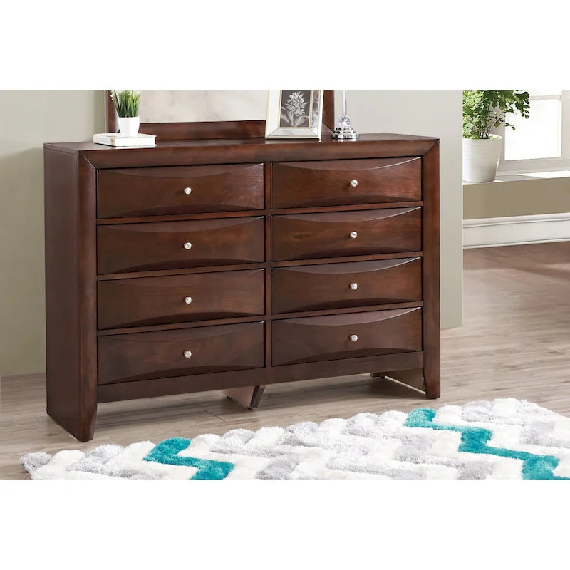 Cómoda de dormitorio de 8 cajones
