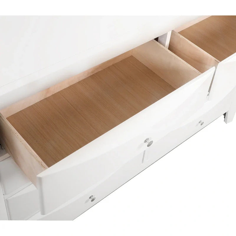 Cómoda de dormitorio de 8 cajones