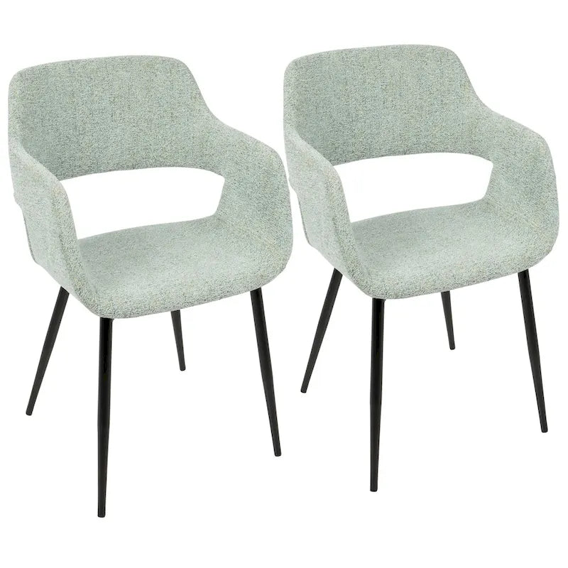 Sillas de comedor Mid-Century Modern, juego de 2
