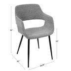Sillas de comedor Mid-Century Modern, juego de 2