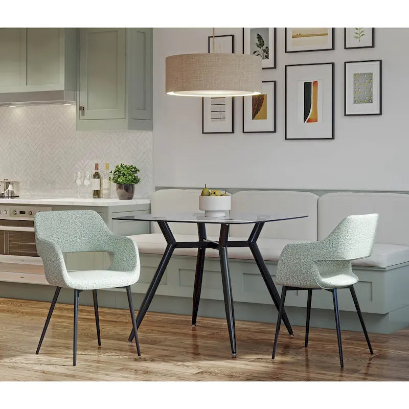 Sillas de comedor Mid-Century Modern, juego de 2
