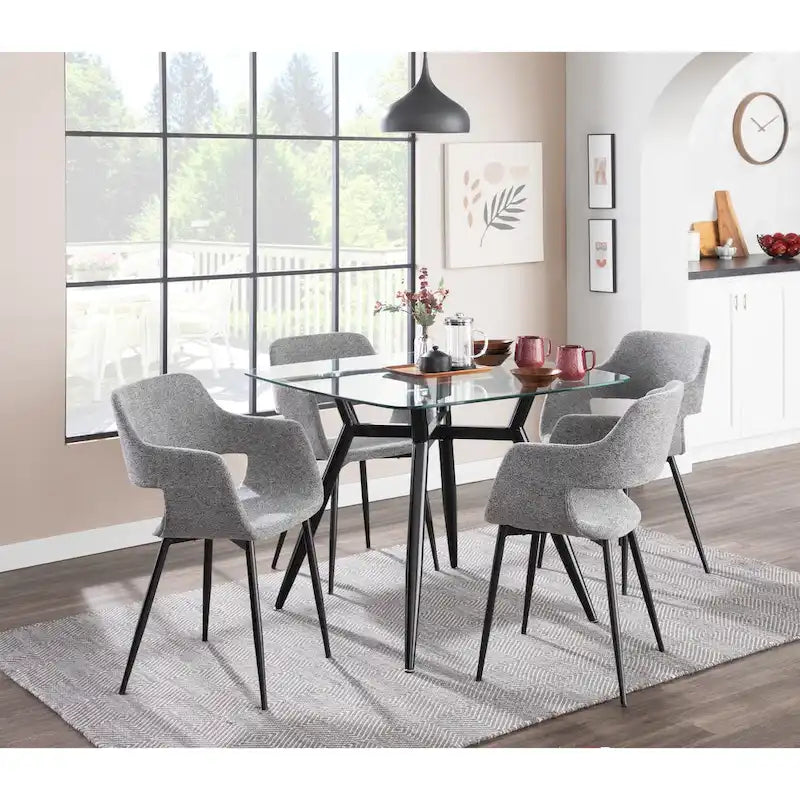 Sillas de comedor Mid-Century Modern, juego de 2