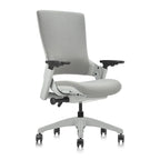 Silla de oficina ergonómica ajustable en altura – Tela gris
