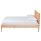 Cama Plataforma Colmena Tallada – Madera Natural