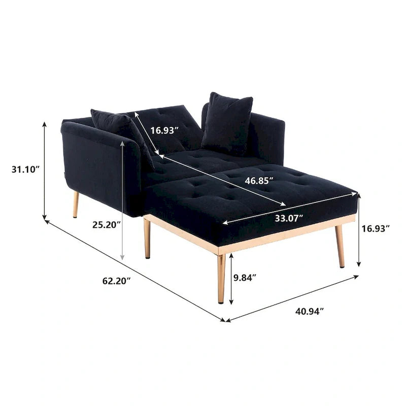 Sillón individual tipo barril con acolchado de espuma y tapicería de terciopelo