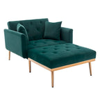 Sillón individual tipo barril con acolchado de espuma y tapicería de terciopelo