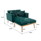 Sillón individual tipo barril con acolchado de espuma y tapicería de terciopelo